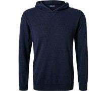 Kapuzenpullover Merinowolle-Kaschmir dunkel