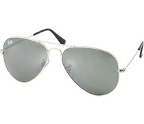 Brillen Sonnenbrille Aviator, Metall