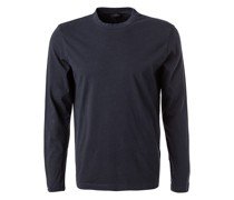 T-Shirt Longsleeve Modern Fit Baumwolle navy