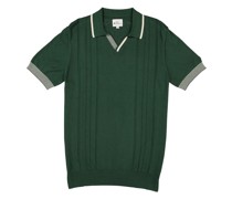 Polo-Shirt Baumwoll-Strick dunkel