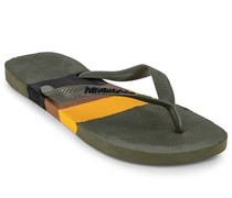 Schuhe Zehensandalen Gummi oliv