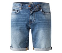 Jeansshorts Slim Fit Baumwoll-Stretch jeans
