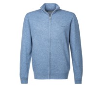 Strickjacke Lammwolle  meliert