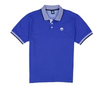 Polo-Shirt Baumwoll-Piqué royal