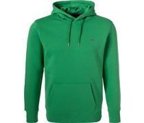 Hoodie Baumwolle grasgrün