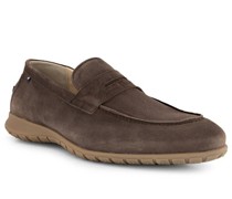 Schuhe Loafer Veloursleder