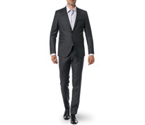 Anzug Slim Fit Schurwolle anthrazit