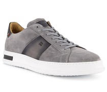 Schuhe Sneaker. Veloursleder piombo