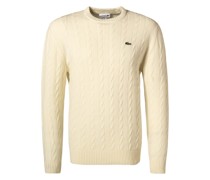 Pullover Wolle Classic Fit creme
