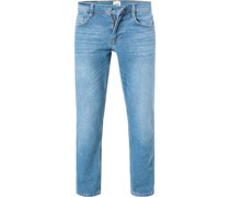 Jeans Denver Straight Fit Baumwoll-Stretch hell