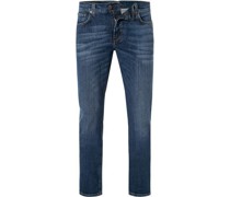 Jeans John Slim Fit Baumwoll-Stretch dunkel