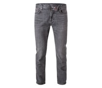 Jeans Slim Fit Baumwolle T400® anthrazit