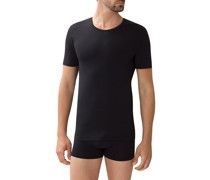 T-Shirt Baumwoll-Stretch schwarz