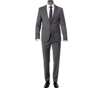 Anzug Herby-Blayr Slim Fit Woll-Stretch stein