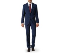 Anzug Modern Fit Schurwolle marine