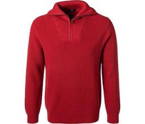 Pullover Troyer Baumwolle dunkel