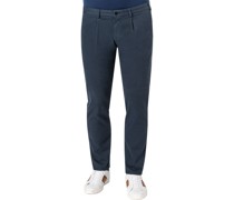 Hose Turin Slim Fit Baumwolle indigo