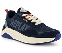 Schuhe Sneaker Veloursleder-Textil navy