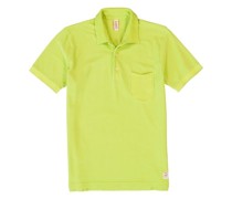 Polo-Shirt Baumwoll-Piqué limette