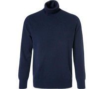 Rollkragenpullover Reines Kaschmir navy