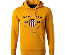 Hoodie Baumwolle gold
