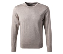 Pullover Baumwolle-Seide taupe