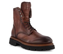 Schuhe Stiefeletten, Leder Lammfell gefüttert