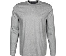 T-Shirt Longsleeve Baumwolle hell meliert