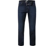 Jeans Regular Fit Baumwoll-Stretch nacht