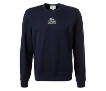 Sweatshirt Classic Fit Baumwolle marine