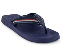 Schuhe Zehensandalen Textil navy
