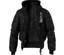Jacke Wendeblouson Mikrofaser wattiert