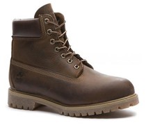 Schuhe Schnürboots Nubukleder dunkel