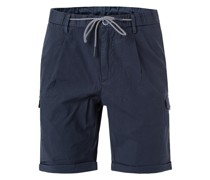 Hose Shorts Regular Fit Baumwolle navy