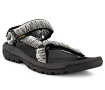 Schuhe Sandalen Textil -schwarz