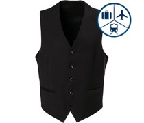 Anzugweste Regular Fit Schurwoll-Stretch