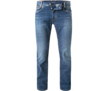 Jeans Spike Regular Fit Baumwoll-Stretch dunkel