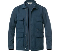 Fieldjacket Baumwolle ungefüttert pazifik