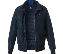 Jacke Blouson Mikrofaser navy