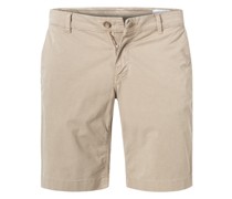 Hose Shorts Regular Fit Baumwolle sand