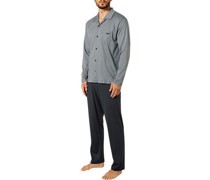 Schlafanzug Pyjama, Comfort Fit, Supima®Baumwolle
