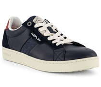 Schuhe Sneaker Leder navy-rot