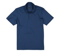 Polo-Shirt Baumwoll-Jersey marine