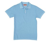 Polo-Shirt Baumwoll-Strick pastell