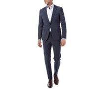 Anzug Caleb-Madden Wolle Extra Slim Fit dunkel