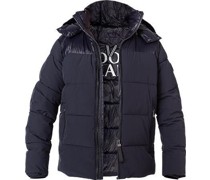 Steppjacke Mikrofaser navy