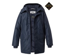 Daunenjacke Mikrofaser wasserdicht dunkel