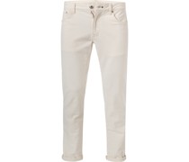 Jeans Slim Fit Baumwoll-Stretch ecru