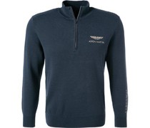 Pullover Troyer ASTON MARTIN Baumwolle navy