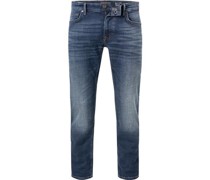 Jeans Shaped Fit Baumwoll-Stretch dunkel
